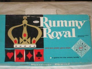 Whitman Rummy Royal (Sometimes Called MICHIGAN) Table Size Plastic Sheet Toys & Games