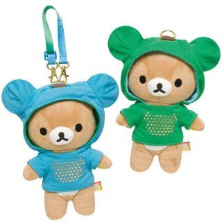 RILAKKUMA AUTHENTIC 2013 SAN X.REVERSIBLE CLOTH BEAR 9". BLUE   GREEN. ORDER SOON .LIMITED EDITION. FREE & FAST US SHIPPING. Toys & Games
