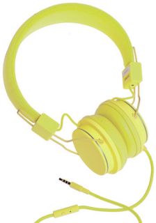 Thoroughly Modern Musician Headphones in Lime  Mod Retro Vintage Electronics
