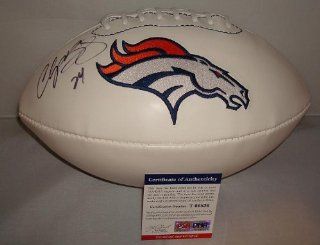 Champ Bailey Signed Denver Broncos Logo Football PSA/DNA Authentic at 's Sports Collectibles Store