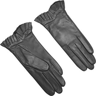 Carolina Amato Ruffle Cuff Leather Glove