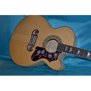 Epiphone EJ 200CE Acoustic Electric Guitar, Shadow Preamp, Natural Musical Instruments
