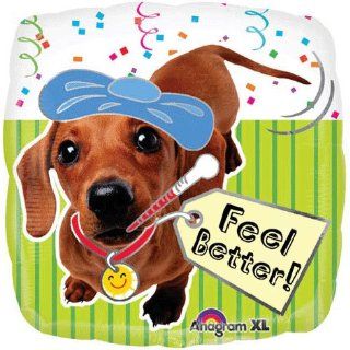 Get Well Soon / Feel Better Puppy Foil Balloon 18" 