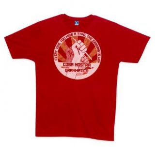 Shirt.Woot   Women's Cosa Nostra Grammatica T Shirt   Red Clothing