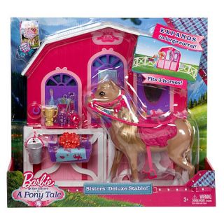 Barbie BARBIE& Her Sisters in a Pony Tale SISTERS DELUXE STABLE