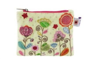 Wendekreis Geldbrse Kosmetiktasche Stofftschchen Blumenwiese 10 x 13 cm Bekleidung