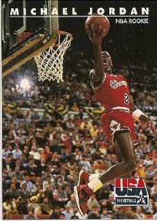 1992 Skybox   USA Basketball   Michael Jordan   Card 38 Sports & Outdoors