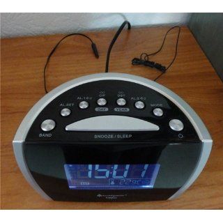 Soundmaster UR108 MW/UKW Uhrenradio mit Kalender und Temperaturanzeige Audio & HiFi
