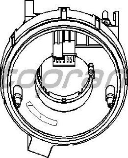 TOPRAN Lenkwinkelsensor, 112 409 Auto