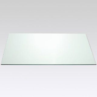 Rechteckige Tischplatte aus Klarglas (Einscheibensicherheitsglas  ESG), Mae l 1300 mm x b 700 mm, Glasstrke 10 mm   kostenlose Lieferung Küche & Haushalt