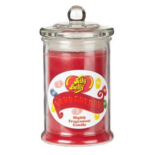 Jelly Belly Dark pink Very Cherry jar candle