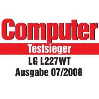 LG Flatron L227WT 55,9 cm TFT Monitor DVI schwarz Computer & Zubehr