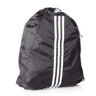 adidas Adidas Black essential striped gym bag