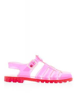 Pink Chunky Jelly Sandals