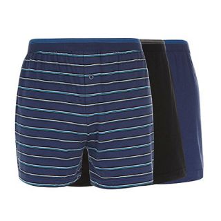 Thomas Nash Pack of three blue button boxers