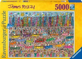 Ravensburger 17427   James Rizzi   5000 Teile Puzzle (153x101 cm) Spielzeug