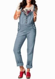 Amy Jones Damen Hose Jeans Overall Blau Gre 104 (52) Bekleidung