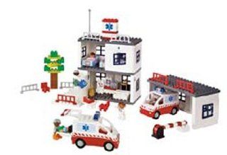 LEGO Duplo Krankenhaus Set Notarztwagen 9226 Spielzeug