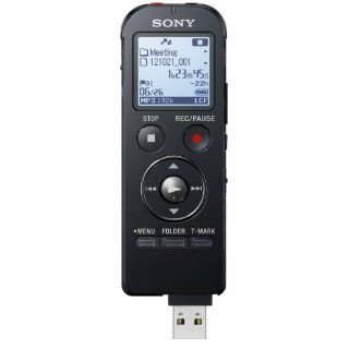 Sony ICD UX534F 3 in 1 digitales Diktiergert 8GB (/WMA/WAV/AAC, FM Tuner, Kartenslot, USB) Bürobedarf & Schreibwaren