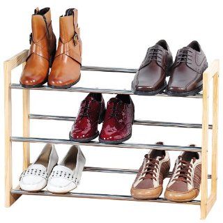 Kesper 69704 / Schuhregal aus Kiefernholz, ausziehbar, dreistckig, Mae 64 cm   118 cm, Breite 46 cm,Hhe 22 cm Küche & Haushalt