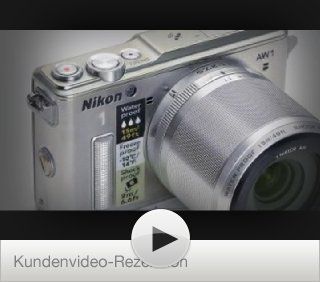 Nikon 1 AW1 Systemkamera 3 Zoll Kit inkl. 11 27,5mm Kamera & Foto