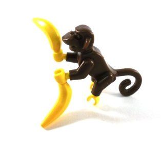 1 Stck LEGO "Affe mit 2 Bananen". Spielzeug