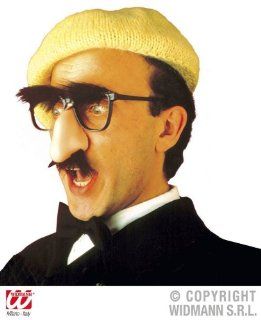 Brille mit Nase und Bart Groucho Nasenbrille Maske schwarz hautfarben Spabrille Brillenmaske Lustige Brille Spielzeug