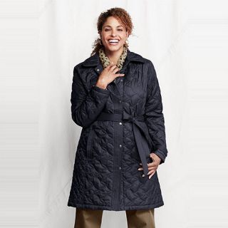 Lands End womens plus quilted insulator coat