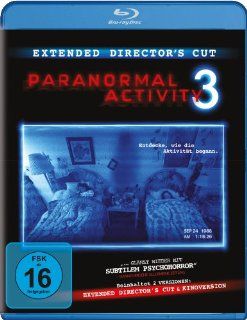 Paranormal Activity 3 Extended Cut Blu ray Director's Cut Sprague Grayden, Katie Featherston, Lauren Bittner, Brian Boland, Henry Joost, Ariel Schulman DVD & Blu ray