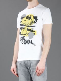 Ice Iceberg Snoopy Print T shirt