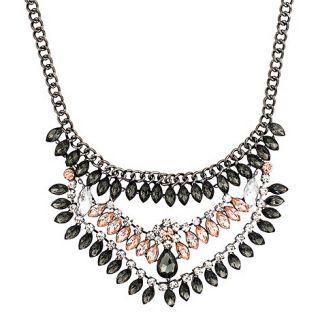 Red Herring Statement crystal necklace