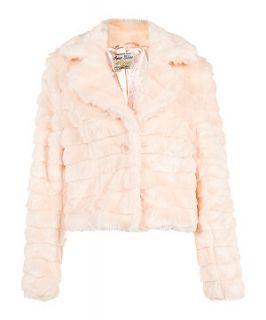 Parisian Pink Faux Fur Jacket