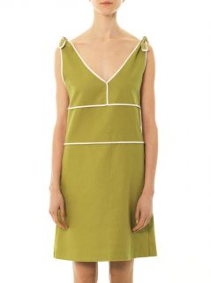 Linen and cotton blend shift dress  See by Chloé  MATCHESFAS
