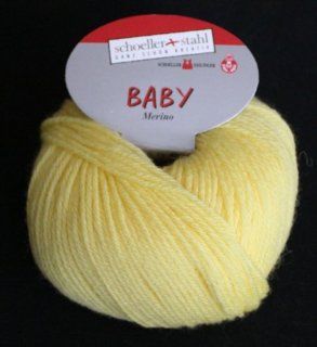 Baby Merino Schoeller + Stahl Merinoschurwolle Babywolle 25 g Farbe 3910 mais Küche & Haushalt