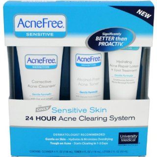AcneFree Sensitive Skin Acne System, gegen milde Akne Parfümerie & Kosmetik