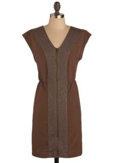 Brownstone Browsing Dress  Mod Retro Vintage Dresses