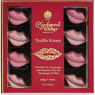 CHARBONNEL ET WALKER   Pink and raspberry Marc de Champagne truffles 160g
