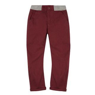 bluezoo Boys wine carrot leg chinos