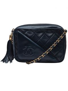 Chanel Vintage Quilted Tassel Bag
