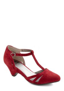 BC Footwear Just Prance Heel in Cherry  Mod Retro Vintage Heels