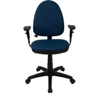 FlashFurniture Personalized Mid Back Multi Functional Task Chair with Adjusta