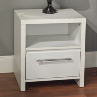 TMS 1 Drawer Nightstand 17936WHT / 17936WEP Finish White