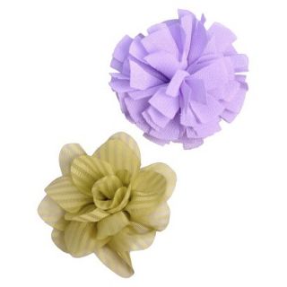 Boots & Barkley 2 pc Flower Accessory   Pink and Purple