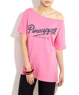 Pineapple Pink Oversize Retro T Shirt