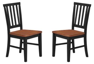 Intercon Arlington Slat Back Side Chairs   Set of 2   Kitchen & Dining Room Chairs