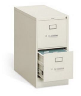 HON 312 Series 2 Drawer Vertical File Cabinet   File Cabinets