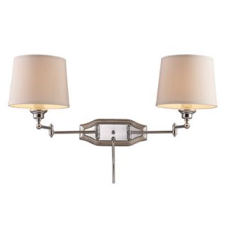 House of Troy Home Office Double Swing Arm Wall Lamp