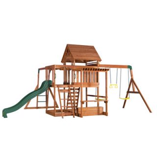 Monticello All Cedar Swing Set by Backyard Discovery