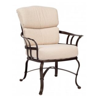 Woodard Atlas Wrought Iron Dining Arm Chair   Outdoor Dining Chairs