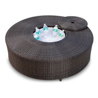Source Outdoor Circa All Weather Wicker Ice / Coffee Table   Patio Accent Tables